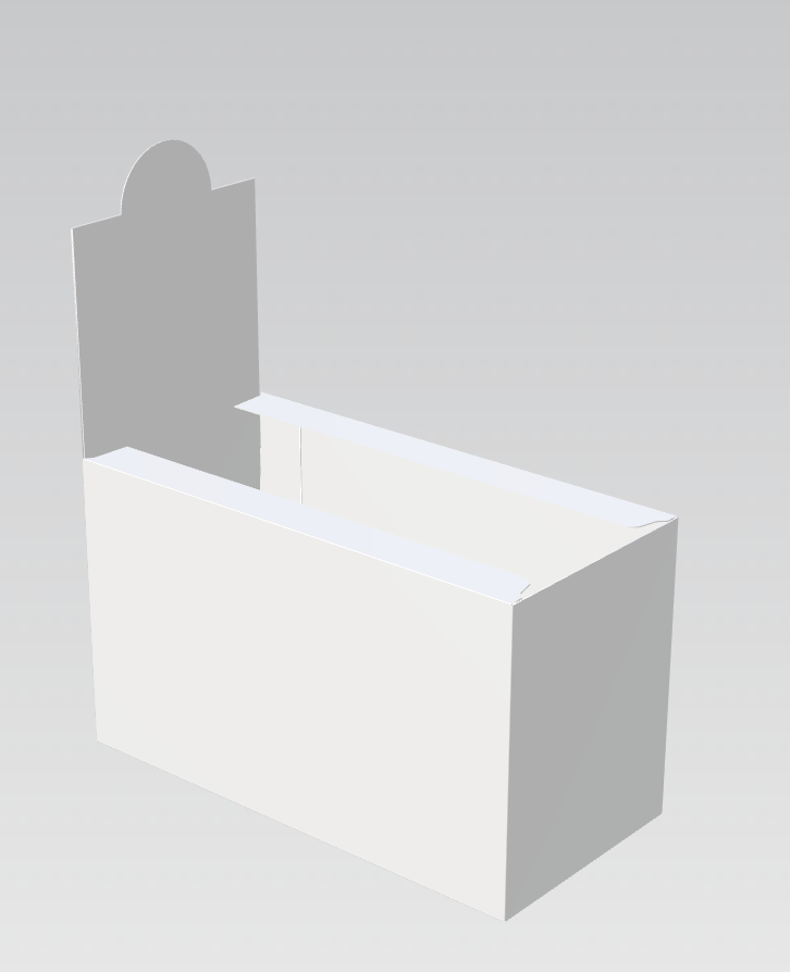 Display box — dieline