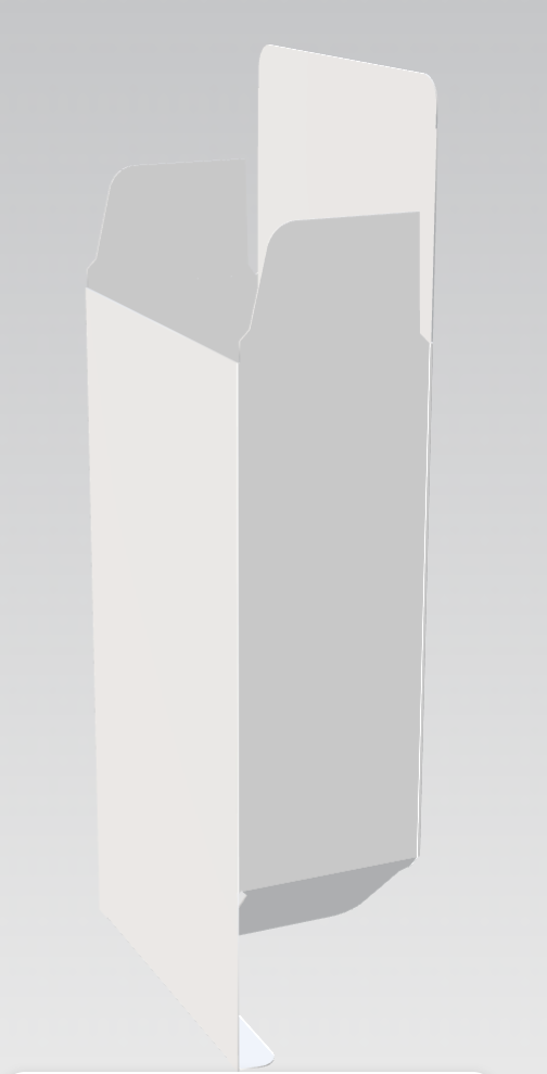 Tall Standing Tuck End Box — dieline